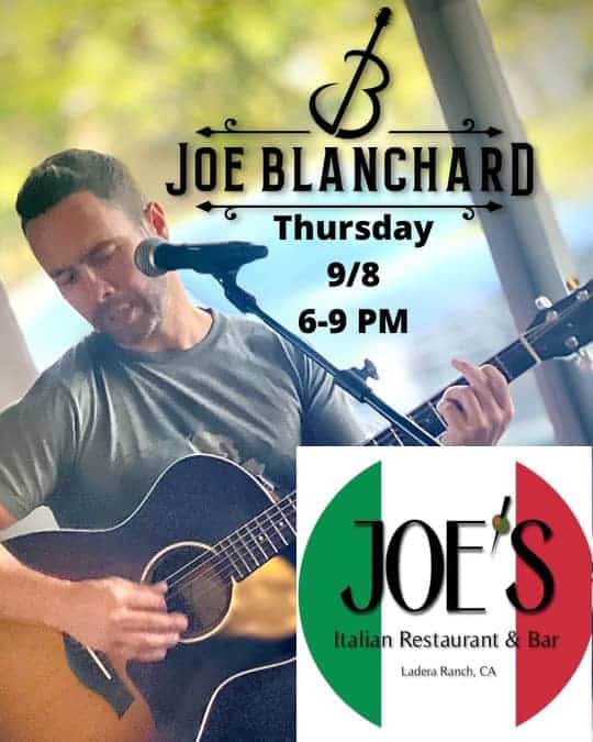 Live Music Joe Blanchard at Joe's Italian Restaurant and Bar