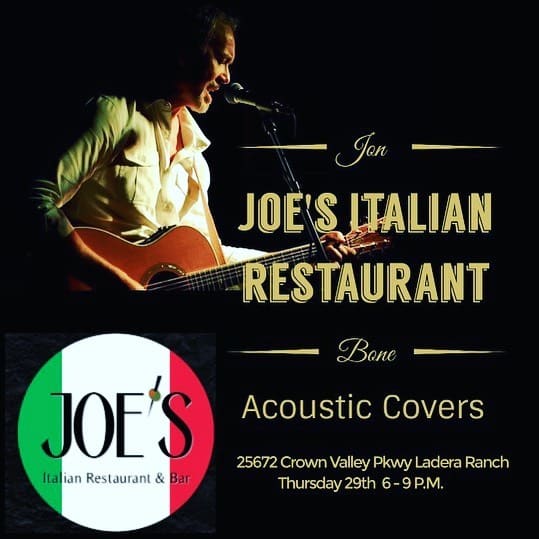 Live music at Joe's Italian Restaurant & Bar
